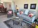 Living room with comfortable seating and decor at 255 Dolphin Pt # 511, Clearwater Beach, FL 33767