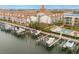 Condo community with pool, dock, and tennis court at 274 Madeira Cir, St Petersburg, FL 33715