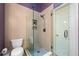 Updated bathroom with walk-in shower and tile flooring at 274 Madeira Cir, St Petersburg, FL 33715