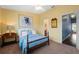 Charming bedroom with wood floors and a ceiling fan at 274 Madeira Cir, St Petersburg, FL 33715