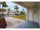 Private driveway with a view of neighboring homes at 274 Madeira Cir, St Petersburg, FL 33715