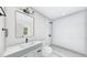 Contemporary bathroom with subway tile shower and updated vanity at 3307 W Oak Ave, Plant City, FL 33563