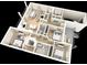 Two-story floor plan with two bedrooms, two baths and garage at 3307 W Oak Ave, Plant City, FL 33563