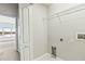 Laundry closet with shelving and hookups at 4842 Pond Ridge Dr, Riverview, FL 33578