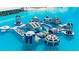 Aqua park with large inflatable obstacle course at 5328 Stoic Vale Dr, Wimauma, FL 33598