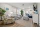 Spacious living room with comfortable seating and decorative accents at 6297 29Th N St, St Petersburg, FL 33702
