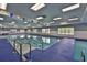 Indoor heated pool with lanes for swimming at 102 Cambridge Trl # 225, Sun City Center, FL 33573