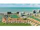 Aerial view of luxury waterfront home with access to marina at 1613 Sand Key Estates Ct, Clearwater, FL 33767