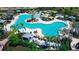 Expansive aerial view of resort-style pool and surrounding landscape at 18216 Beach Ranch Ter, Lakewood Ranch, FL 34211