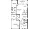 Open floor plan featuring 3 bedrooms, 2 bathrooms, and a 2-car garage at 18216 Beach Ranch Ter, Lakewood Ranch, FL 34211