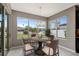 Bright breakfast nook with view of backyard, perfect for morning coffee at 19354 Yellow Clover Dr, Tampa, FL 33647