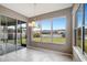 Breakfast nook with backyard view and sliding glass doors at 19354 Yellow Clover Dr, Tampa, FL 33647