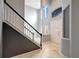 Bright entryway with tile flooring, high ceilings, and a staircase at 19354 Yellow Clover Dr, Tampa, FL 33647