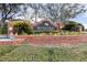 Seven Oaks community entrance sign with landscaping and fountain at 27325 Mistflower Dr, Wesley Chapel, FL 33544
