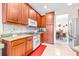 Spacious kitchen with granite countertops and stainless steel appliances at 27325 Mistflower Dr, Wesley Chapel, FL 33544