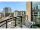 Balcony with city view and seating for relaxing at 400 4Th S Ave # 506, St Petersburg, FL 33701