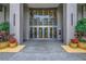 Modern glass and metal entrance to a condo building at 400 4Th S Ave # 506, St Petersburg, FL 33701