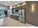 Modern community kitchen with stainless steel appliances at 400 4Th S Ave # 506, St Petersburg, FL 33701