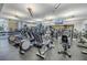 Well-equipped fitness center featuring treadmills, ellipticals, and stationary bikes at 400 4Th S Ave # 506, St Petersburg, FL 33701
