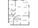 Floor plan showing a spacious layout with two bedrooms at 400 4Th S Ave # 506, St Petersburg, FL 33701