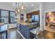 Modern kitchen with granite countertops and stainless steel appliances at 400 4Th S Ave # 506, St Petersburg, FL 33701