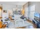 Spacious living room with hardwood floors and modern furniture at 400 4Th S Ave # 506, St Petersburg, FL 33701