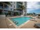 Relaxing pool area with building in background at 400 4Th S Ave # 506, St Petersburg, FL 33701