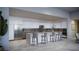Modern kitchen with center island and stainless steel appliances at 400 Central Ave # Ph-B, St Petersburg, FL 33701