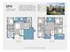 Two-story home floor plan with 5 bedrooms, 5.5 bathrooms, and a 2-car garage at 4621 W El Prado Blvd, Tampa, FL 33629