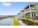 Two story building on the waterfront with canal views at 5012 Starfish Se Dr # C, St Petersburg, FL 33705