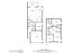 Two-story home floor plan; 1950 sq ft, includes 3 bedrooms and 2.5 bathrooms at 661 Segovia Ne Ct, St Petersburg, FL 33703