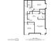 Two-story home floor plan; 1950 sq ft, includes 3 bedrooms and 2.5 bathrooms at 661 Segovia Ne Ct, St Petersburg, FL 33703