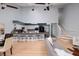 Open kitchen with breakfast bar, light cabinets and modern appliances at 661 Segovia Ne Ct, St Petersburg, FL 33703