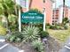 Crosswinds Colony Condominium sign, welcoming residents and guests at 6800 20Th N Ave # 508, St Petersburg, FL 33710