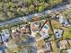 Aerial view showcasing the home's private pool and desirable neighborhood location at 8428 Parkwood Blvd, Seminole, FL 33777