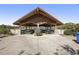 Covered picnic pavilion with numerous tables and benches at 8428 Parkwood Blvd, Seminole, FL 33777