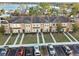 Aerial view of townhouses near the water at 8841 Walnut Gable Ct, Riverview, FL 33578