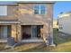Private backyard with patio and two AC units at 8841 Walnut Gable Ct, Riverview, FL 33578