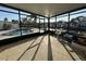 Spacious screened porch with canal view at 9524 Treasure Ne Ln, St Petersburg, FL 33702
