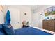 Cozy bedroom with a full-size bed and toy storage at 12017 Gillingham Harbor Ln, Gibsonton, FL 33534