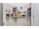 Well-organized pantry with ample shelving at 12017 Gillingham Harbor Ln, Gibsonton, FL 33534