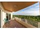 Spacious balcony offering scenic views of lush greenery at 12077 Gandy N Blvd # 344, St Petersburg, FL 33702
