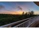 Breathtaking sunrise view from private balcony overlooking lush preserve at 12077 Gandy N Blvd # 344, St Petersburg, FL 33702