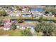 Aerial view of a canal-front property with a neighborhood overview at 1210 Lady Elaine Dr, Valrico, FL 33594
