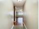 Bright hallway with wood-look flooring, leading to the living room at 1210 Lady Elaine Dr, Valrico, FL 33594