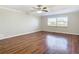 Bright living room with hardwood floors and neutral walls at 1210 Lady Elaine Dr, Valrico, FL 33594