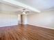 Spacious living area with hardwood floors and neutral decor at 1210 Lady Elaine Dr, Valrico, FL 33594
