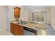 Kitchen with granite countertops and stainless steel appliances at 17108 Carrington Park Dr # 710, Tampa, FL 33647