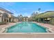 Community swimming pool with surrounding landscaping at 17108 Carrington Park Dr # 710, Tampa, FL 33647