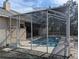 Private screened-in pool with backyard view at 2365 Ardenwood Dr, Spring Hill, FL 34609